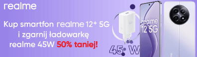 TELE - smartfony - realme - ładowarka 50% taniej - 0924 - realme 12 - belka mobi 396x116